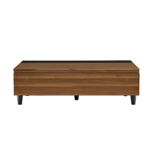 Avala Coffee Table W/Lift Top 83140 Walnut & Black Finish | Acme - 83140 - Home Elegance USA - 4