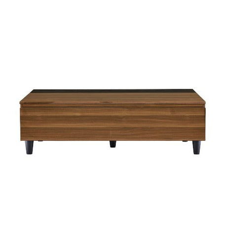 Avala Coffee Table W/Lift Top 83140 Walnut & Black Finish | Acme - 83140 - Home Elegance USA - 4