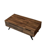 Acme - Throm Coffee Table W/Lift Top 83145 Walnut Finish