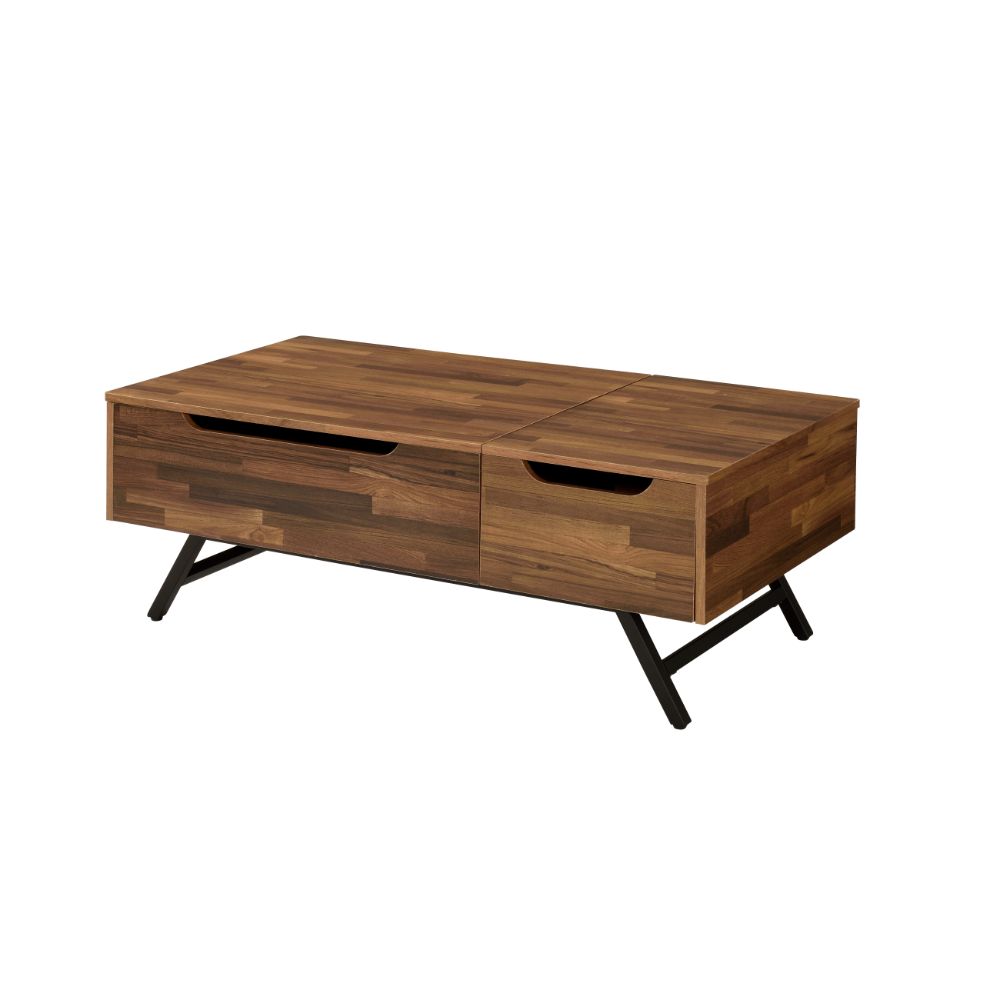 Acme - Throm Coffee Table W/Lift Top 83145 Walnut Finish