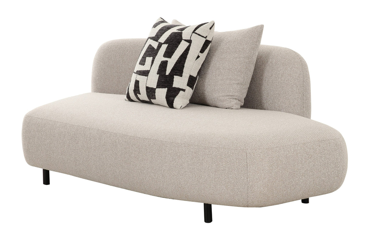 Marge - Contemporary Beige Sectional Sofa - View Image 1