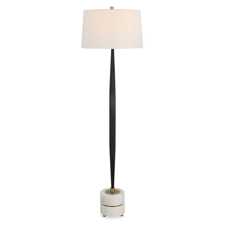 Miraz Floor Lamp - Black by Uttermost - View 1