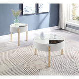 Bodfish Coffee Table 83215 White & Natural Finish | Acme - 83215 - Home Elegance USA - 5