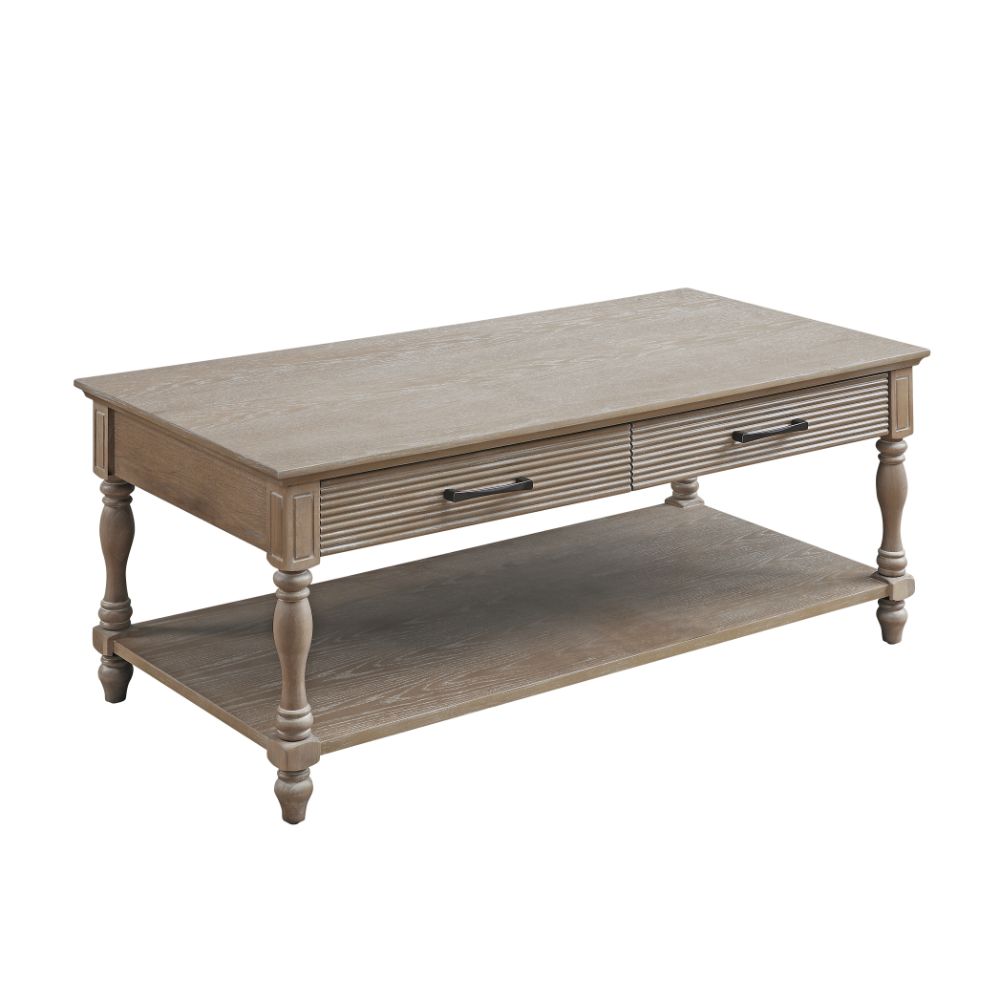 Ariolo Coffee Table 83220 Weathered Oak Finish | Acme - 83220 - Home Elegance USA - 1