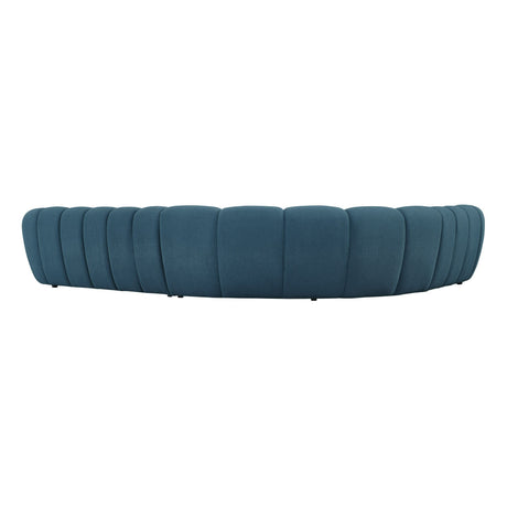 Yolonda Dark Teal Fabric Curved Sectional Sofa – VIG Furniture - sold by Home Elegance USA