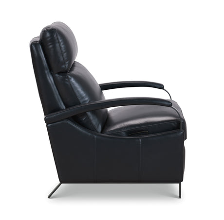 Andes Power Recliner With Power Headrest - Blue by Hooker Furniture - View 5