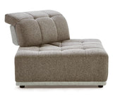 Ekron - Modern Brown & Beige Fabric Modular Sectional Sofa - View Image 1