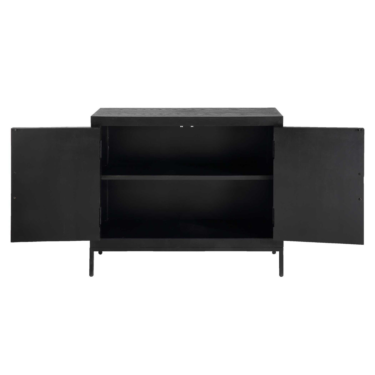 Front Range Dark Oak 2 Door Cabinet - Dark Brown by Uttermost - View 10