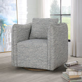 Corben Swivel Chair - Light Gray by Uttermost - View 2