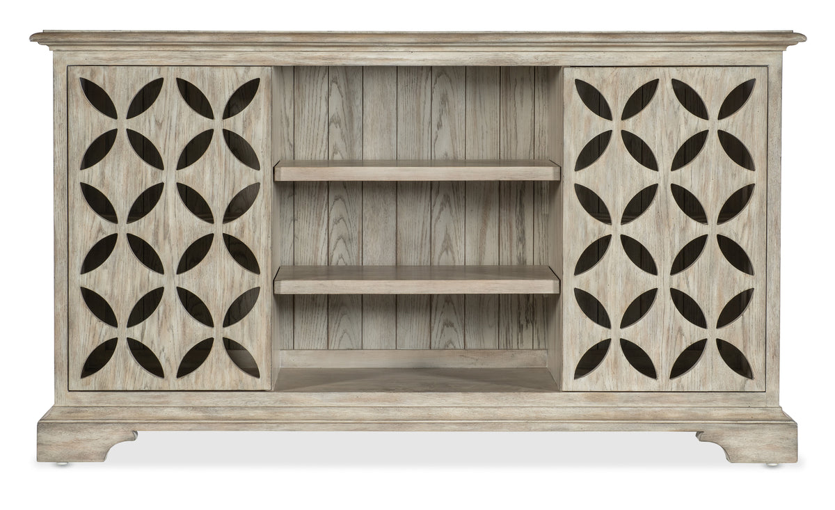 Commerce And Market Underhill Entertainment Console - Beige by Hooker Furniture - View 5