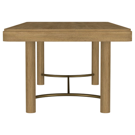 Benson Sand Wash 5-piece Extension Leaf Dining Table Set - sold by Home Elegance USA