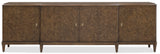 Melange Burleigh Entertainment Console - Dark Brown by Hooker Furniture - View 2