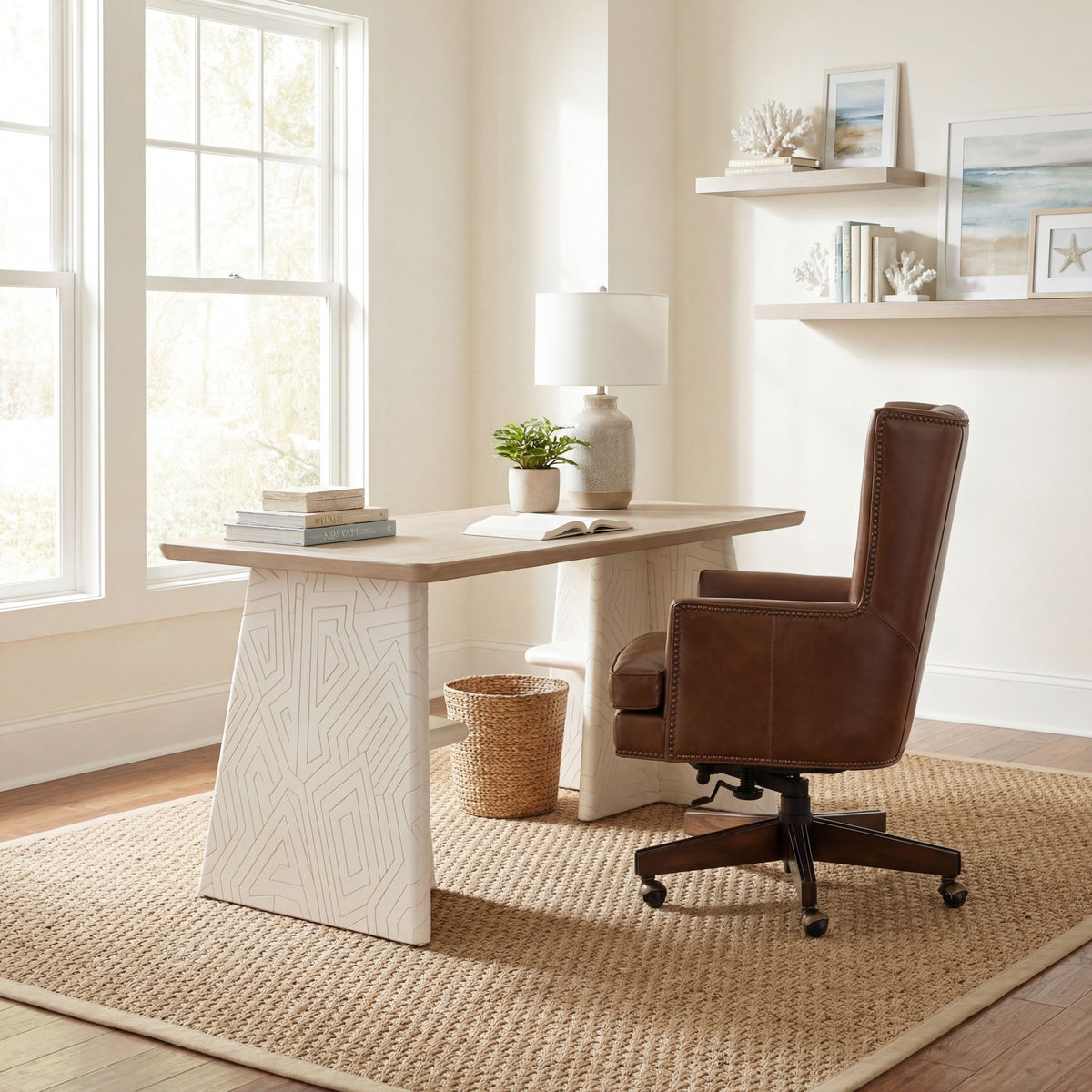 Finley Executive Chair - Dark Brown by Hooker Furniture - View 3
