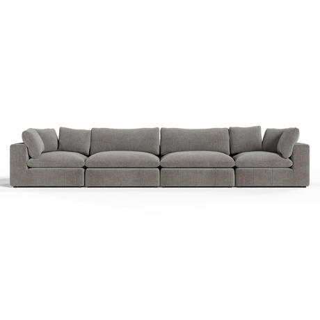 Vicki - Modern Grey Fabric Modular Sectional Sofa-4-Piece Sectional - View Image 1