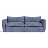 Kinsey - Modern Blue Fabric Modular Sectional Sofa-2-Piece Sectional - View Image 1