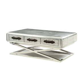 Brancaster Coffee Table 83555 Aluminum | Acme | Home Elegance USA