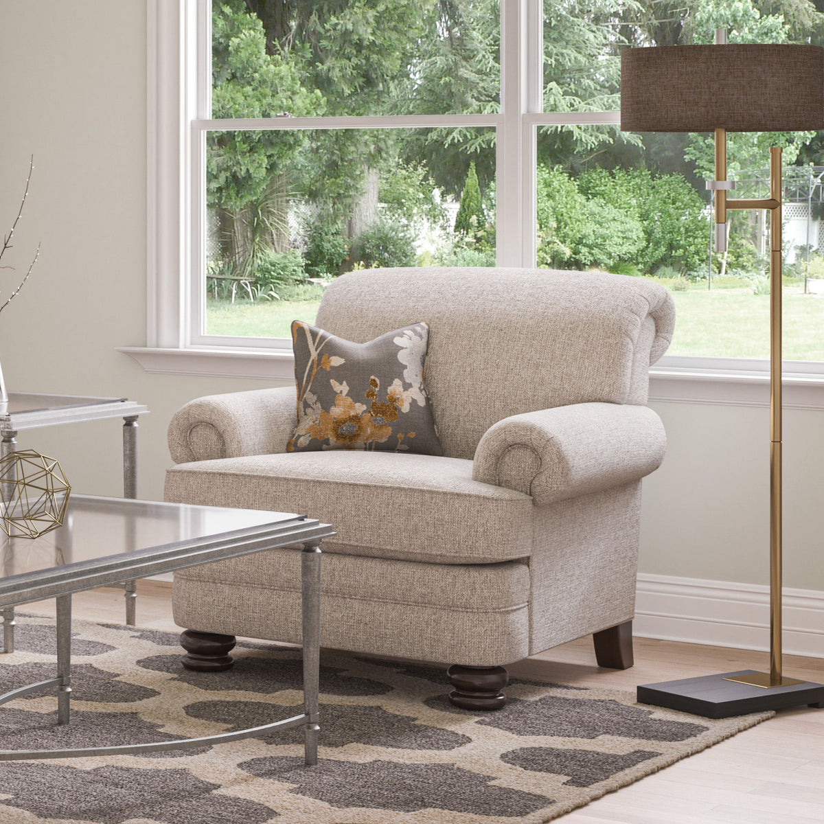 Bay Bridge Fabric Chair | Flexsteel