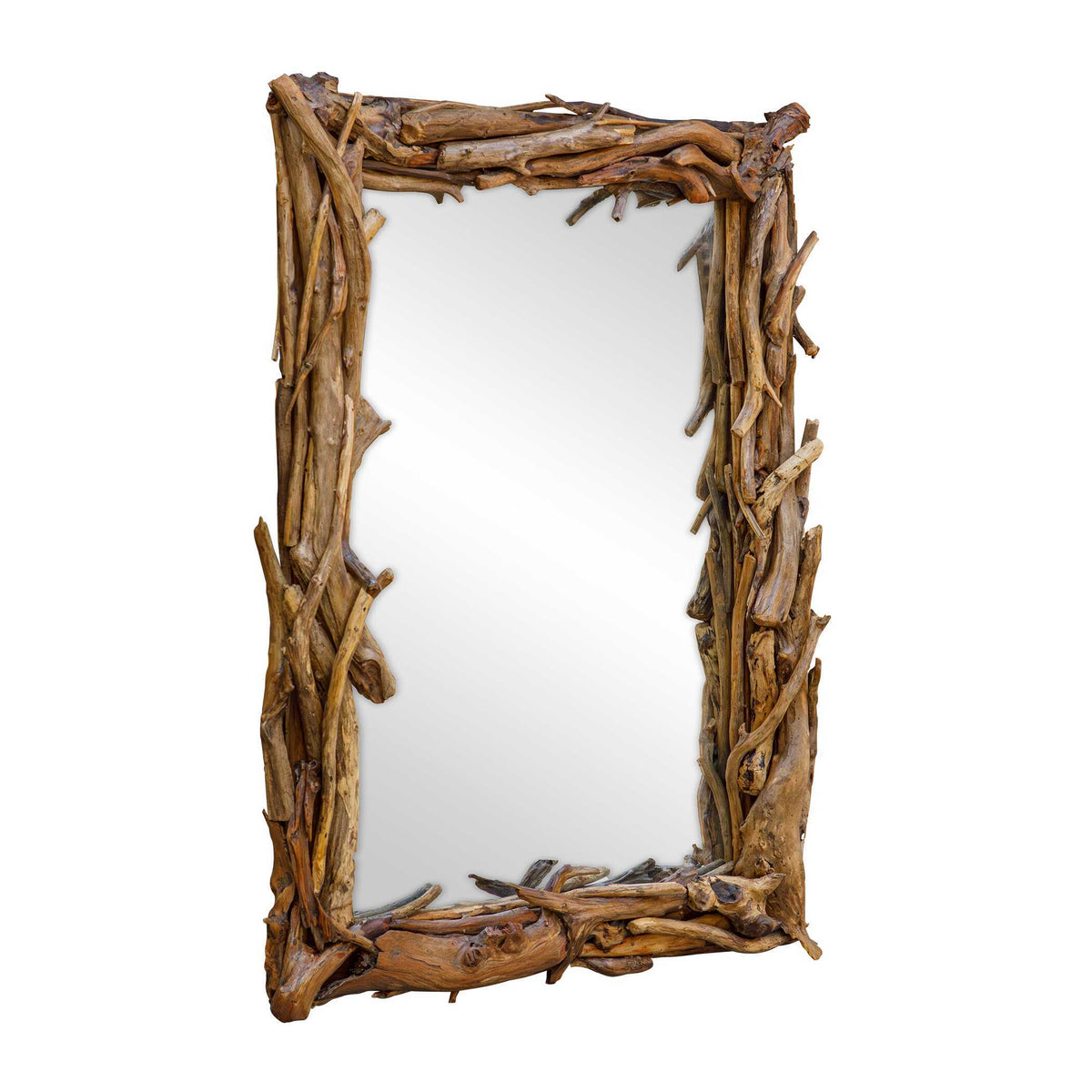 Rooted Reflection Mirror Natural - Dark Brown by Uttermost - View 3