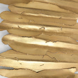 Lev Metal Wall Decor White & Gold - Gold / White by Uttermost - View 5