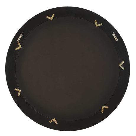 Frontier Round Wood Mirror Woodtone - Dark Brown by Uttermost - View 5