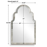 Brayden Antique Arch Mirror Plated Antique Brass - Gold / Silver by Uttermost - View 7