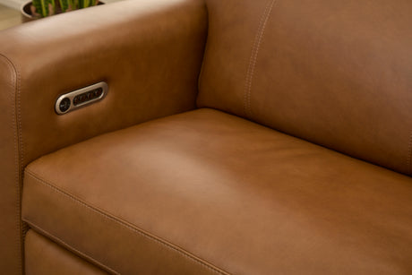Wyatt Power Reclining Sofa With Power Headrests & Lumbar - Canyon | Flexsteel