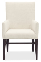 Driftwood Fabric Upholstered Arm Chair (Set of 2) Burnt Timber / Beige - Black / Beige by Hooker Furniture - View 4