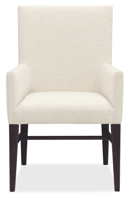 Driftwood Fabric Upholstered Arm Chair (Set of 2) Burnt Timber / Beige - Black / Beige by Hooker Furniture - View 4