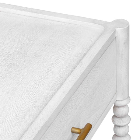 Bales Side Table - White by Uttermost - View 6