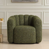 Lenoir Upholstered Swivel Chair - Dark Green by Uttermost - View 2