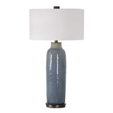 Vicente Slate Table Lamp - Blue / White by Uttermost - View 1