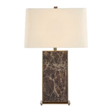 Lafferty Marble Table Lamp - Dark Brown by Uttermost - View 5