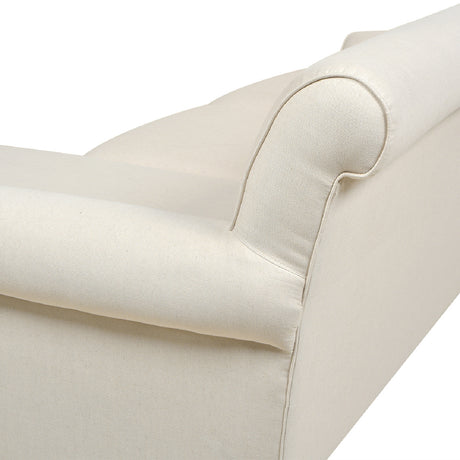 Alana  88' L-Shape Reversible Sectional Sofa, Light Beige Linen - sold by Home Elegance USA