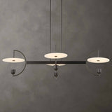 Kyoto 4 Light Linear LED Chandelier - Black by Uttermost - View 2