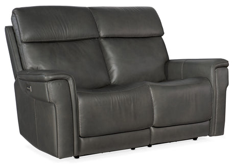 Lyra Zero Gravity Power Loveseat - Dark Gray by Hooker Furniture - View 1