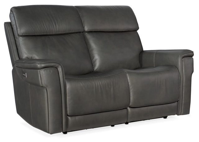 Lyra Zero Gravity Power Loveseat - Dark Gray by Hooker Furniture - View 1