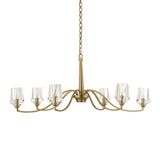 Barcelona 6 Light Brass Chandelier - Gold by Uttermost - View 6