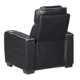 Apex Power Reclining Chair with Massage, Heat, LED Lights - Leather | Homelegance - Home Elegance USA