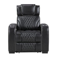Apex Power Reclining Chair with Massage, Heat, LED Lights - Leather | Homelegance - sold by Home Elegance USA