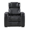 Apex Power Reclining Chair with Massage, Heat, LED Lights - Leather | Homelegance - Home Elegance USA