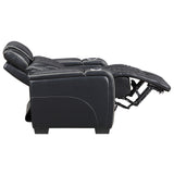 Apex Power Reclining Chair with Massage, Heat, LED Lights - Leather | Homelegance - Home Elegance USA