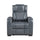 Apex Power Reclining Chair with Massage, Heat, LED Lights - Leather | Homelegance - Home Elegance USA