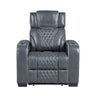 Apex Power Reclining Chair with Massage, Heat, LED Lights - Leather | Homelegance - Home Elegance USA