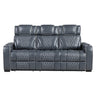 Apex Power Reclining Sofa with Massage, Heat, and LED Lights | Homelegance