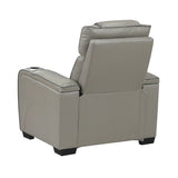 Apex Power Reclining Chair with Massage, Heat, LED Lights - Leather | Homelegance - Home Elegance USA