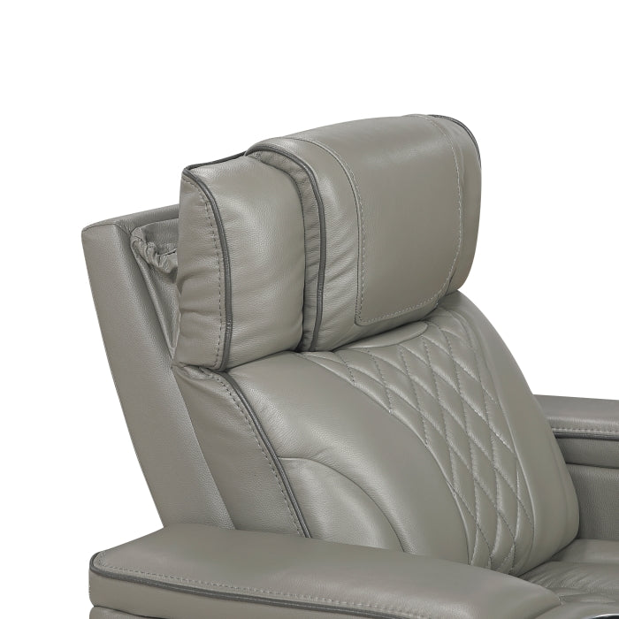 Apex Power Reclining Sofa with Massage, Heat, and LED Lights | Homelegance