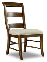 Archivist Ladderback Side Chair - Beige / Dark Brown by Hooker Furniture - View 1