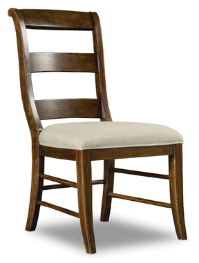 Archivist Ladderback Side Chair - Beige / Dark Brown by Hooker Furniture - View 1