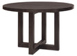 Driftwood 48" Round Dining Table Burnt Timber - Black by Hooker Furniture - View 1