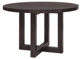 Driftwood 48" Round Dining Table Burnt Timber - Black by Hooker Furniture - View 1
